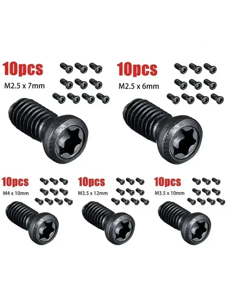 10 sztuk M2.5 M3.5 śruby Torx do zastępuje wkładkę węglikową narzędzia tokarskie CNC warsztat robocze narzędzia ręczne części przemysł maszynowy — zdjęcie 2