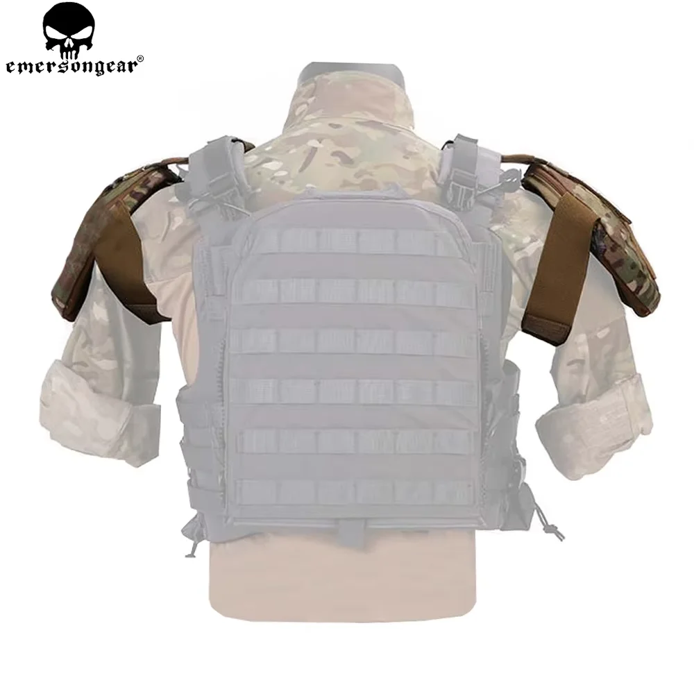 Emersongear Tactical Shoulder Armor Hunting AVS CPC Vest Accessories Shoulder Protector Armor Pouch Multi-camo EM7331