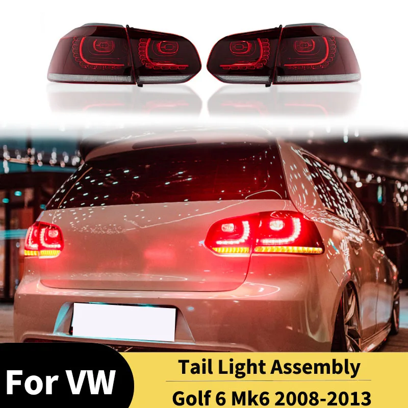 

Задний фонарь в сборе для VW Golf 6 Mk6 2008-2013 с динамическим указателем поворота (бегущая строка)