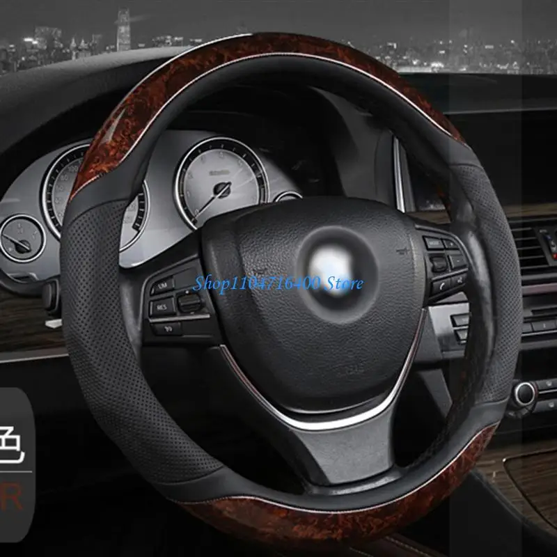 

y1gd Stylish Steering Wheel for Protection Cover Artificial Leather Easy Installation