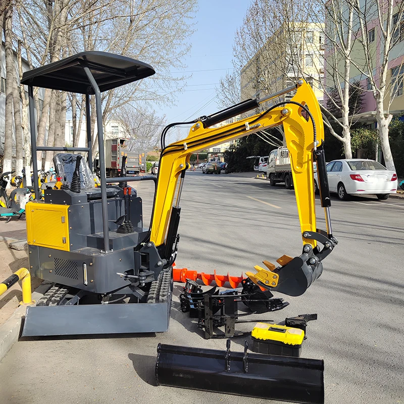 Maßgeschneiderter heißer Verkauf, hydraulischer Mikrobagger, Fabrikversand, kleiner Bagger, Minibagger, 1 Tonne zu verkaufen