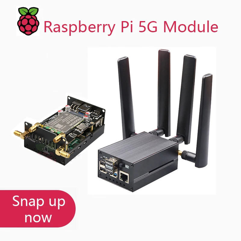 5G adds-on for Raspberry Pi 4B RNDIS X55 UniSOC Fibocom Quectel RM500Q-GL FM150 RM500U-CN FM650-CN SSH Openwrt Ubuntu centos