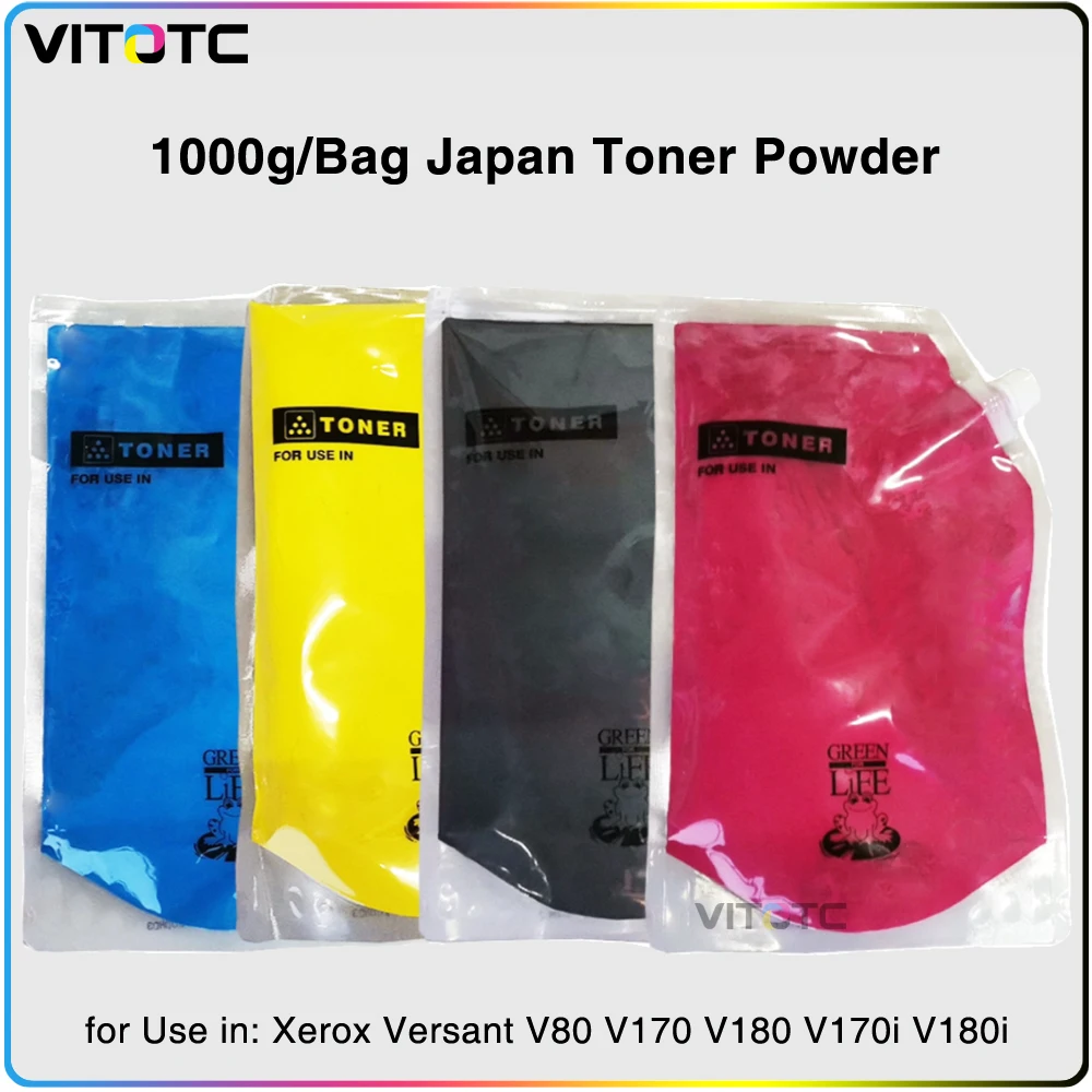 1000g Japan Toner Powder V80 V180 V280 toner Color Compatible for Xerox Versant 80 180 V170 V170i V180i Press CT202292 Printer