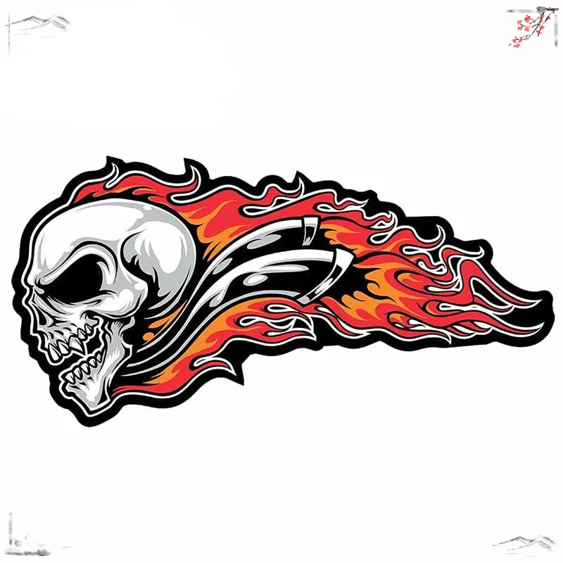 For Soccer Skull Graffiti Car Sticker Windows Decal 3D Funny Car Assessoires For VAN RV Decor Auto parts 13cm X 6cm,PVC