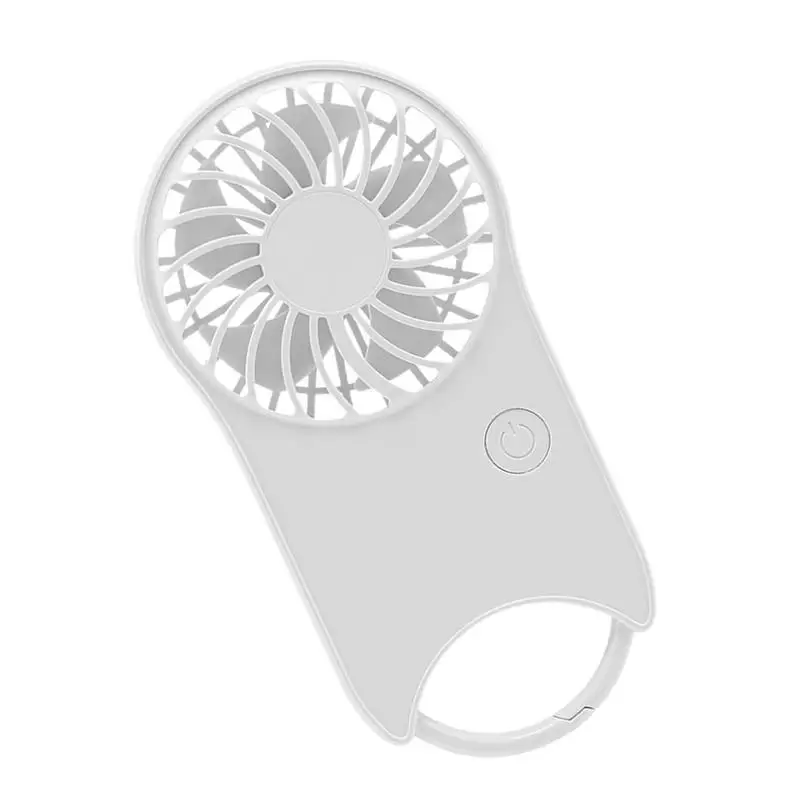 Portable Fan With Carabiner Pocket Size Carabiner Fan USB Rechargeable Portable Fan For Personal Desk & Outdoor Use Quiet