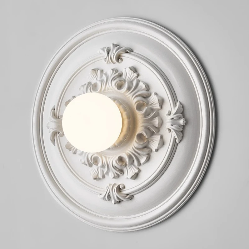 

Y Французский резной настенный светильник, фоновый настенный светильник для гостиной, новый дизайнер, светильник для прихожей, прикроватная лампа для спальни