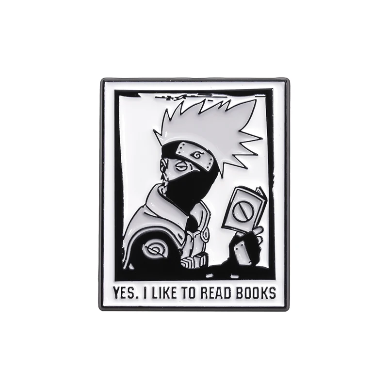 나루토 일본 애니메이션 주변기기 만화 금속 브로치 재미있는 남성과 여성 학생 의류 배낭 액세서리 배지 귀여운