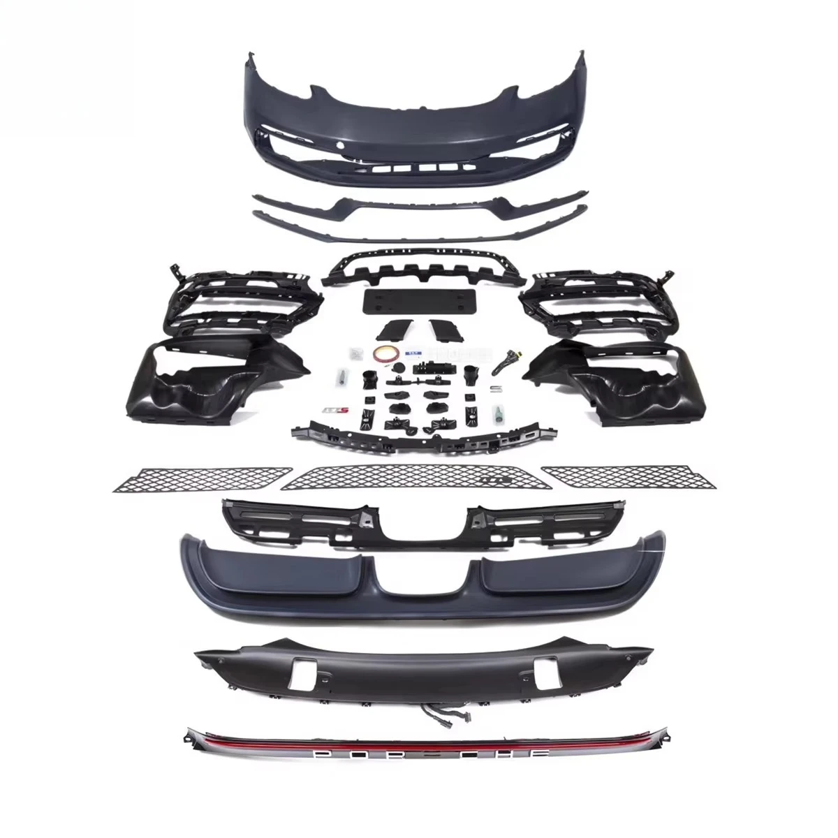 

Hot sale Body Kit for 2017-up Pors Cayman Boxster 718 Upgrade GTS Bumper Body Kits Rear Diffuser
