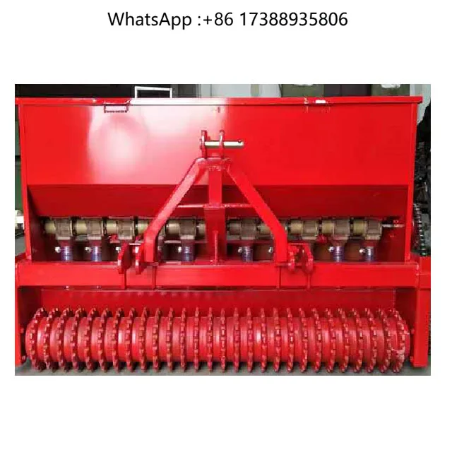 Tractor Suspension Planting Lawn Greening Seeder Granular Seed Traction Spot Seeder Wind and Sand protection Lawn Planter