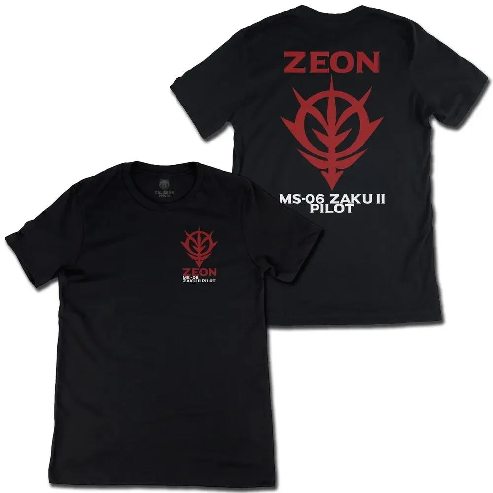 

Zeon MS-06 ZAKU II Pilot Mobile Suit Gundam Anime Graphic Art T-Shirt