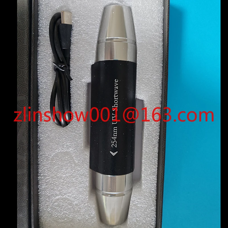 

LED Flashlight 254nm 365nm 395nm Longwave & Shortwave UV Lamps Minerals Phosphor Detector UVA UVC Blacklight with ZWB3 filter