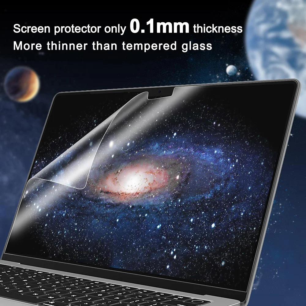 For MacBook Air 13.6 M4 M5 Chip A3449 A3240 A3113 A2681 Air 13.3 A2179 A2337 A1932 A1369 A1466 Pro 13 Soft Film Screen Protector
