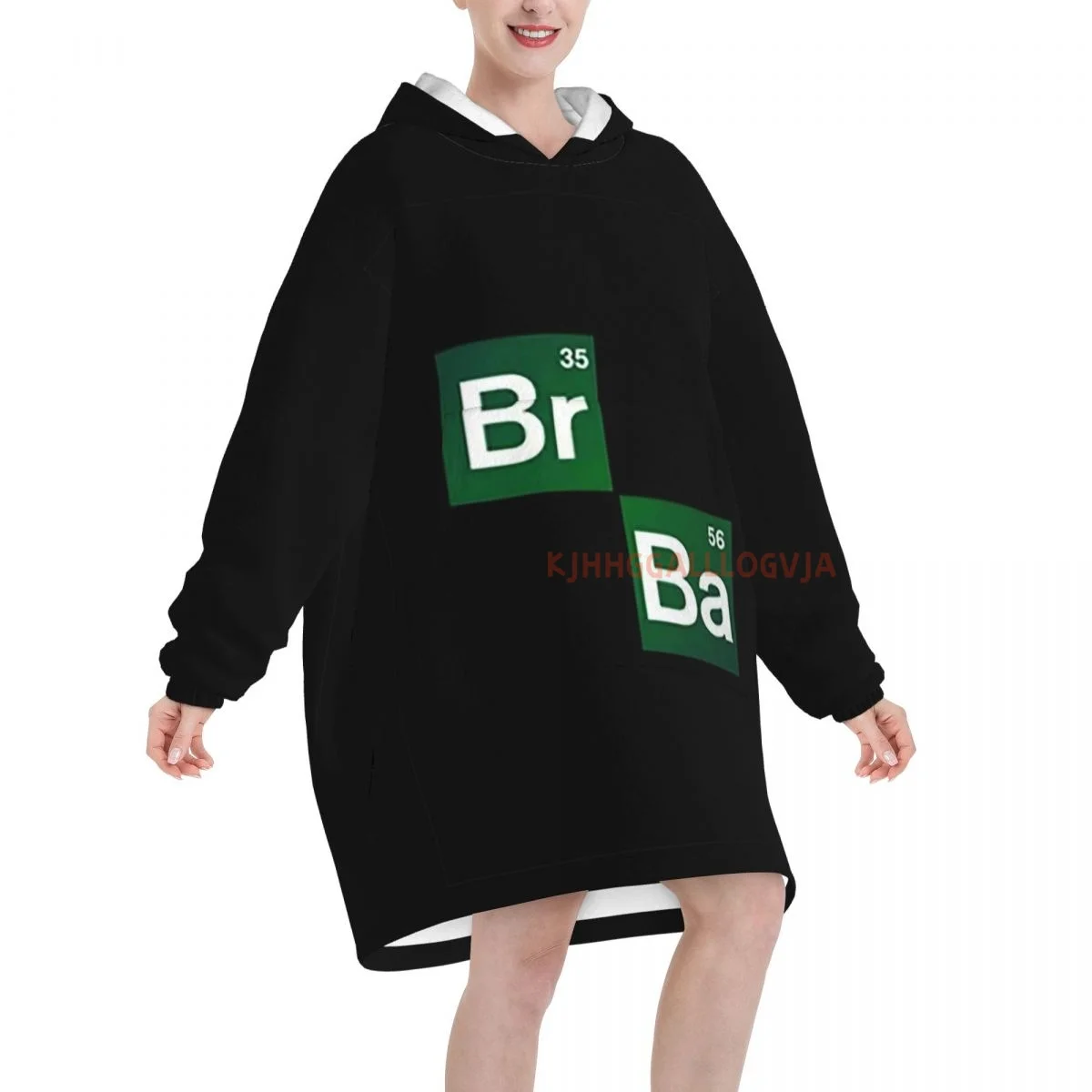 Breaking Bad Wearable Flannel Blanket Hoodie Oversized Hooded Blanket Pullover Sweatshirt Fleece Sherpa Blankets with Pockets