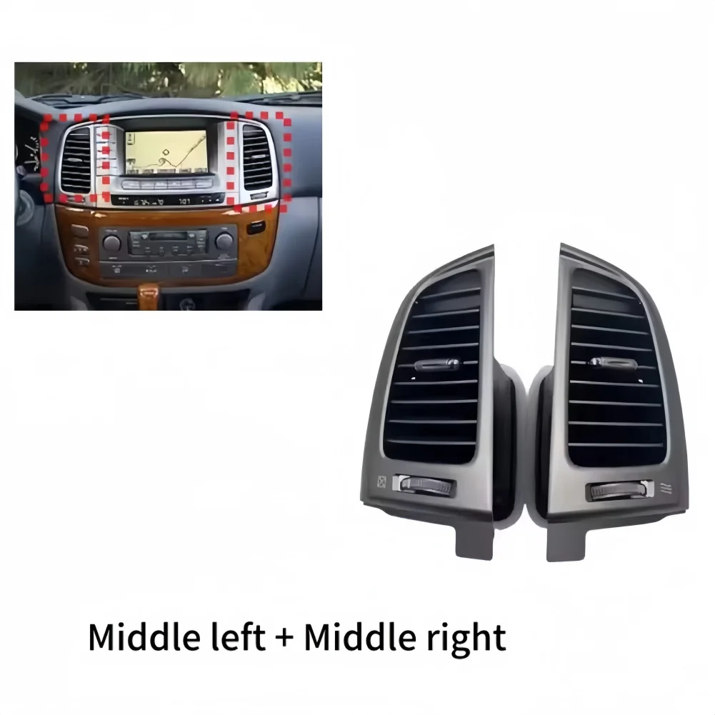 Center Air Vent Dash Side Outlet Assembly Designed for Lexus For LX470 and Land Cruiser LC100 OEM Airflow Management