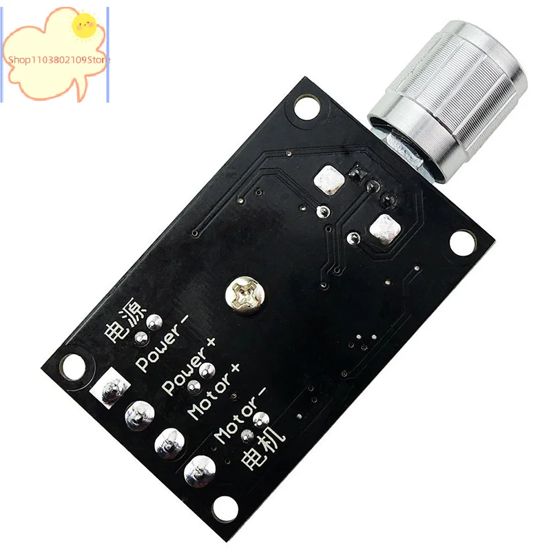 [HM]PWM DC Motor Speed Controller 6V 12V 24V 28V 3A Speed Regulator Switch