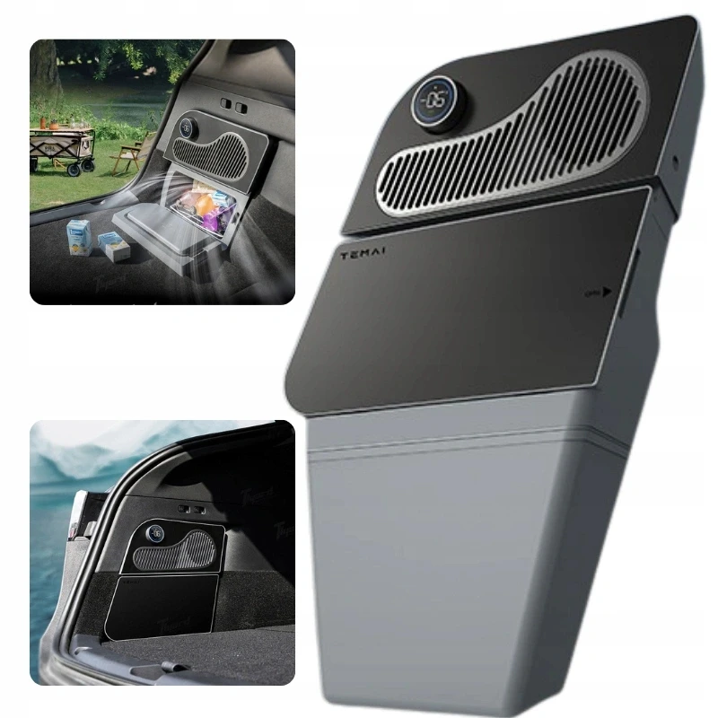 

Refrigerator for Tesla Model Y for New Y Juniper 16L Car Fridge Portable Compressor Freezer Camping Cooler Travel Fresh Keeping