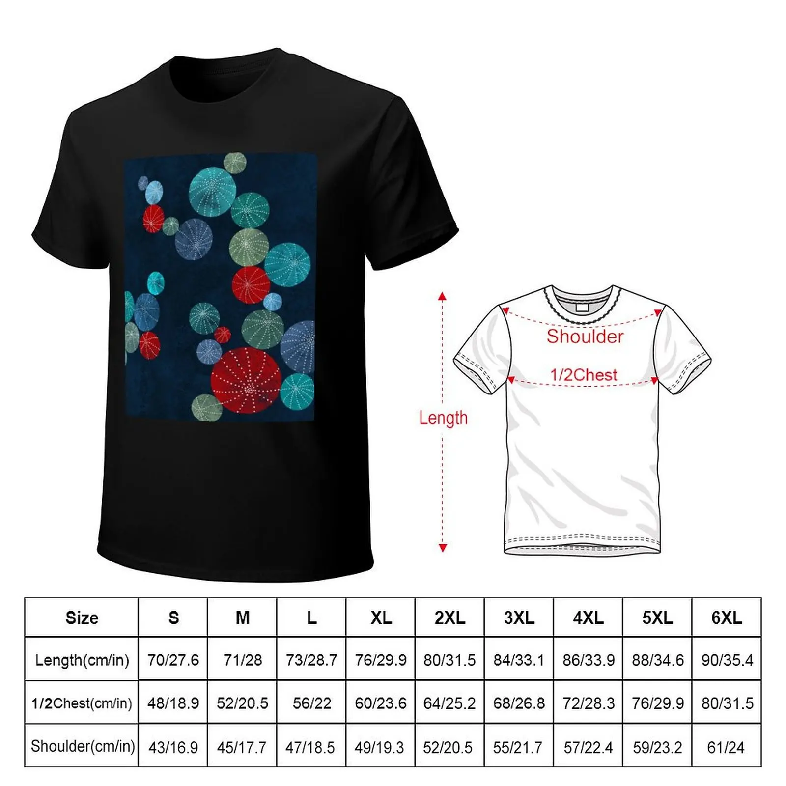 Colorful cactus field T-Shirt Casual Trendy Streetwear Tee Shirt