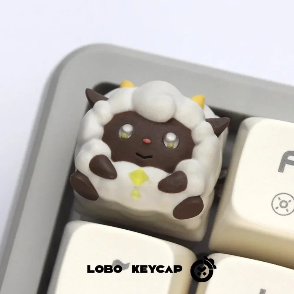 Palworld Keycap Custom Cute Keyboard Cap Original Cartoon Hand Grinding Individuality KeyCap for Mechanical Keyboard Accessories