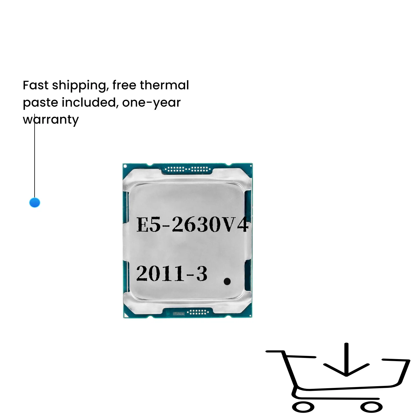 

Xeon E5 2630 V4 2630V4 2.2GHz 10-Cores LGA 2011-3 cpu processor