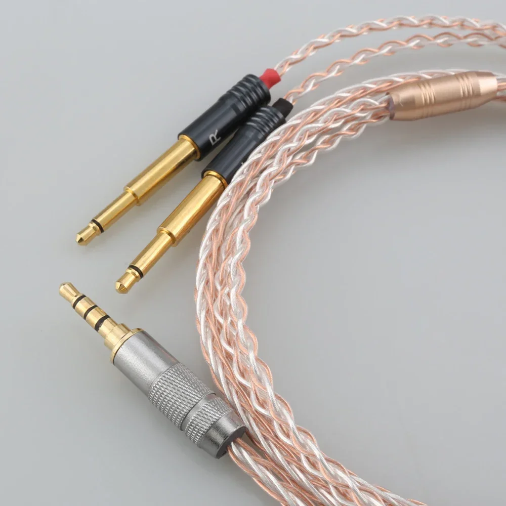 Audiocrast 8 núcleos substituição fones de ouvido cabo atualização áudio para meze 99 clássicos neo preto fone de ouvido