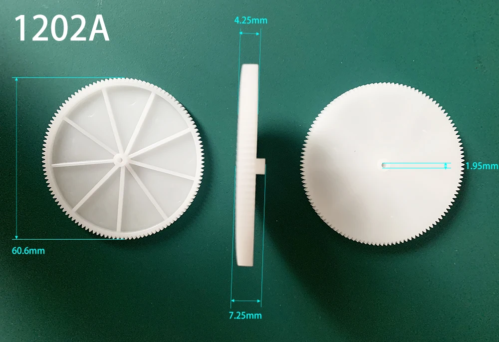 40-61Mm Đường Kính Lớn Gear 0.5M 782.5A 802A 902A 1002A 1202A Cơ Bảo Dưỡng Bánh Răng Bánh Răng 80 răng 78-120 Răng