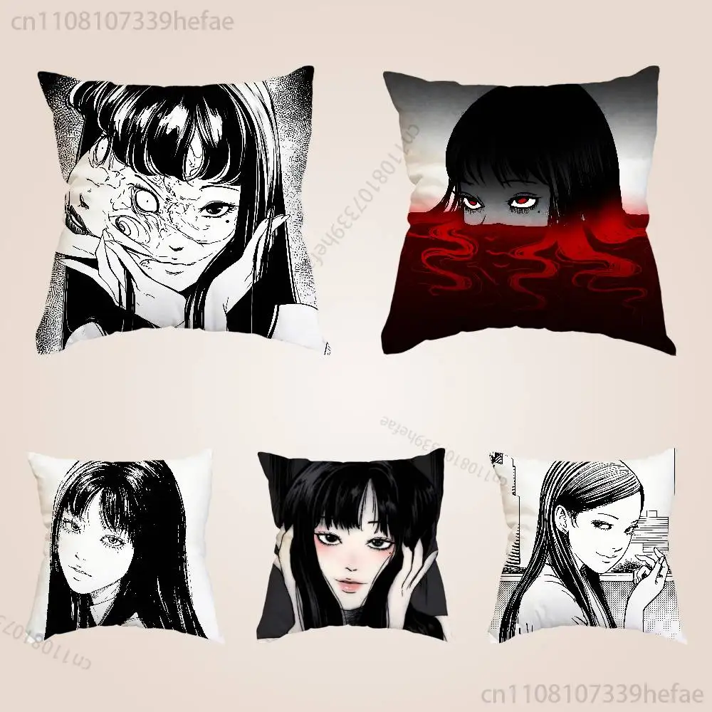 

T-Tomie K-Kawakami Throw Pillow Case For Decoration 30cm 50cm 55cm Square Home Pillowcase Case