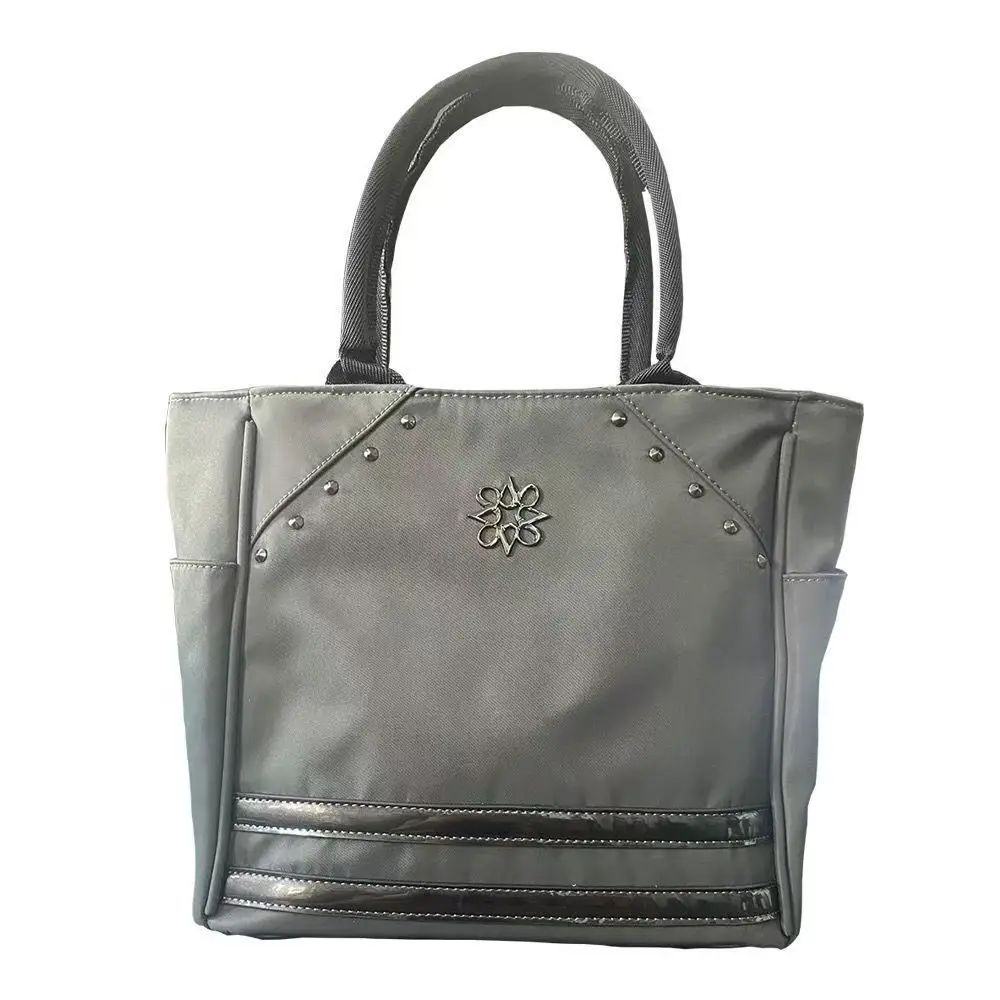 ST ANDREWS Waterproof Handbag Large Capacity Shoulder Bag for Work and Outing with Light Luxury Metal Flower Accents