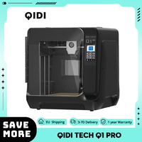 QIDI Tech Q1 Pro 3D Printer, Dual Z Motors, 350°C Print, Tri-metal Hot-end, ≤600mm/s High Speed, 64-bit Processor 245x245x240mm