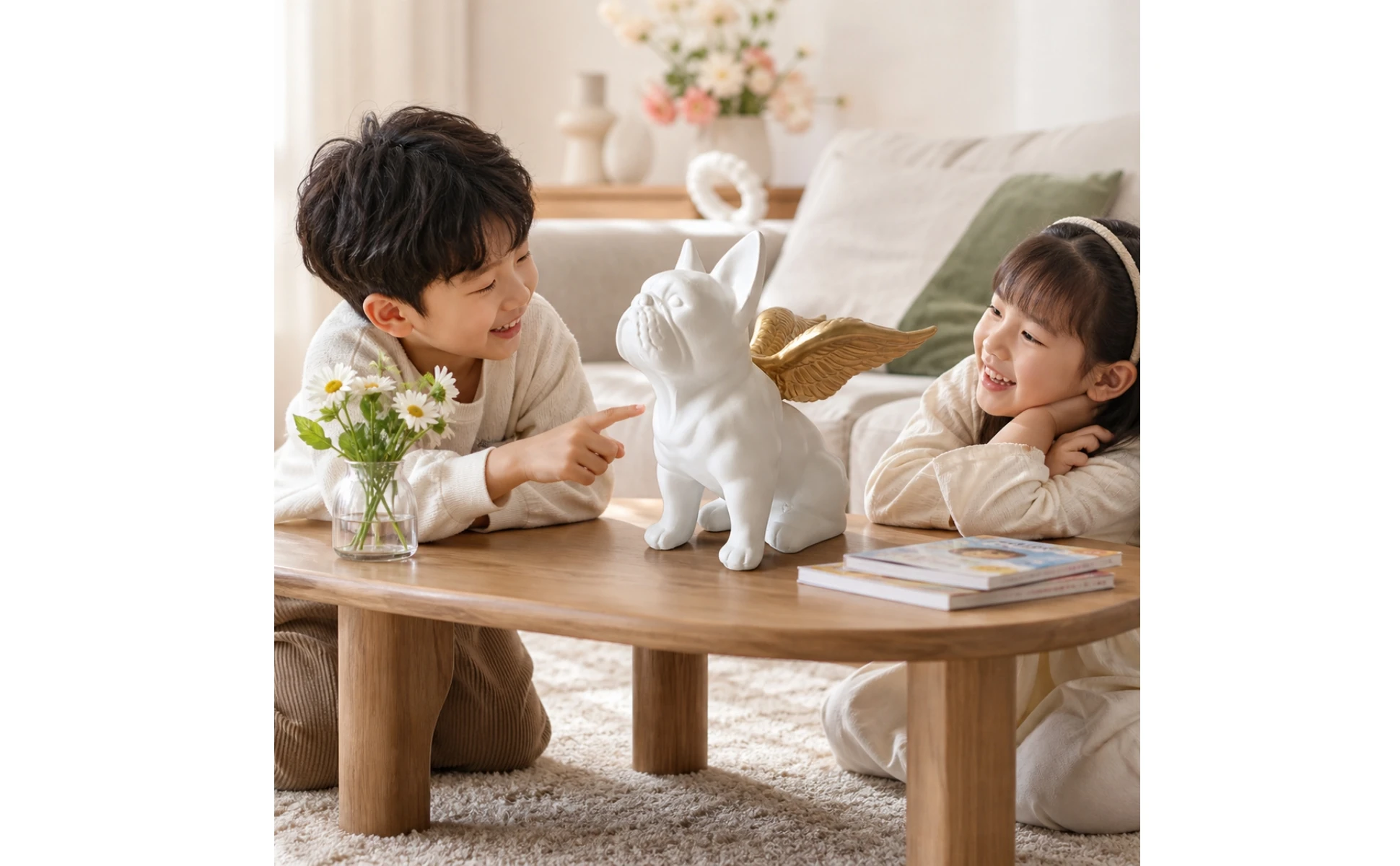 Dog Angel Figurine Decorative Dog Figurine with Wings Ornament Low-Maintenance Ambient for Living Room, Bedroom https://ae-pic-a1.aliexpress-media.com/kf/S9fa9716f716748579c210415df8cab06J.jpg