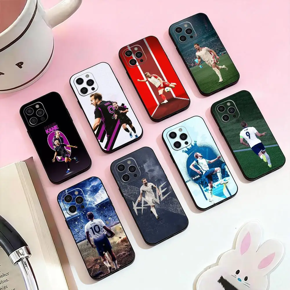 

H-Harry Football Kane 9 Phone Case Silicone Soft For IPhone 17,16,15,14,13,12,11,XS,Plus Pro Max