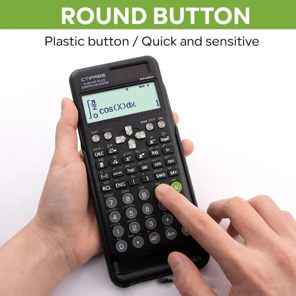 Portable 991ES Plus-2nd Edition Scientific Calculator Student Stationery 417 Function Matrix Complex Number Calculator