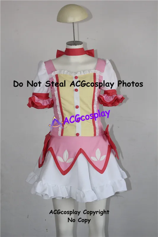 Puella Magi Madoka Magica Madoka Kaname Cosplay Costume acgcosplay include ornament