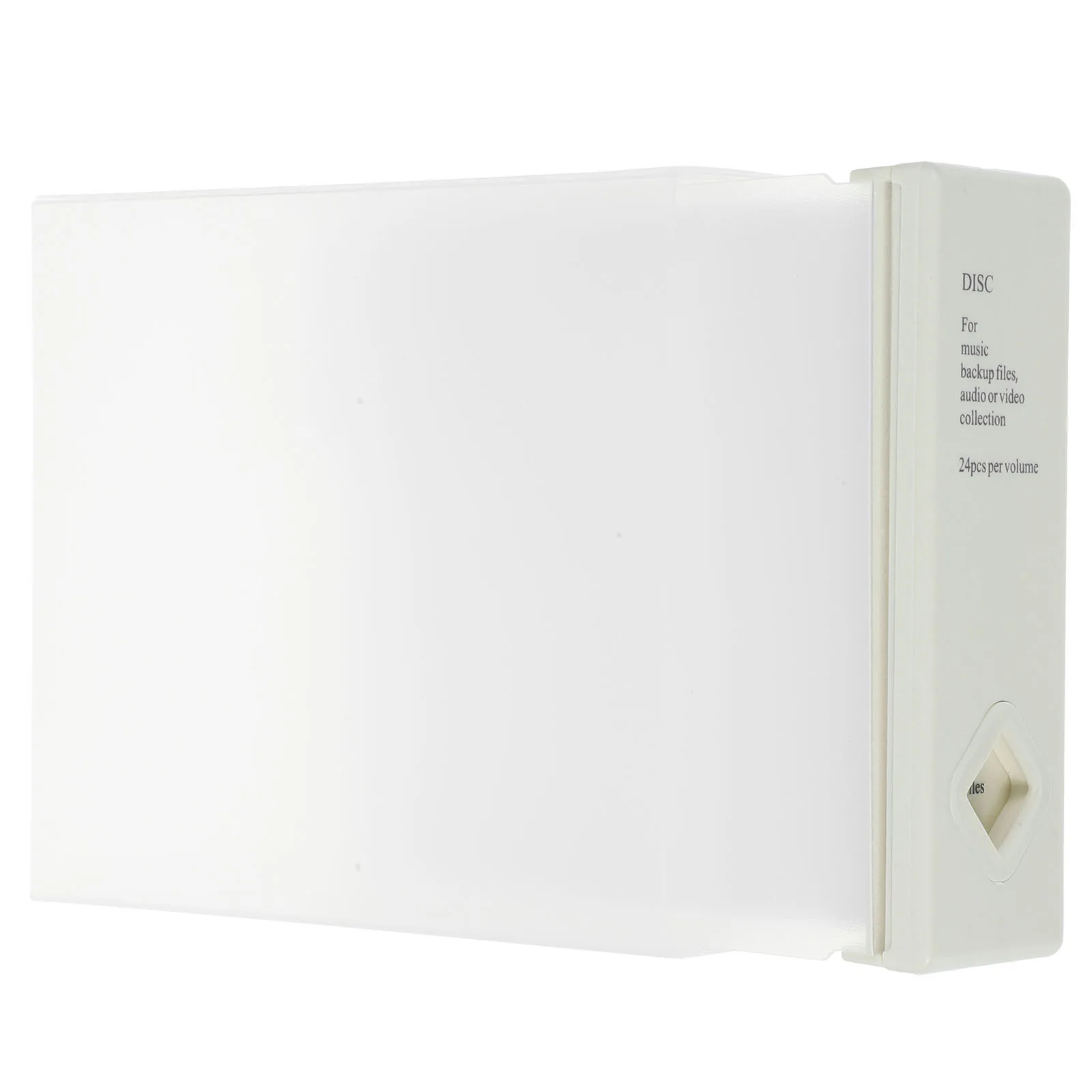 

Cd Case 24 Capacity Portable Dvd Storage Organizer Box Large Space Saving Design Fine Craftsmanship Replacement Disc Holder