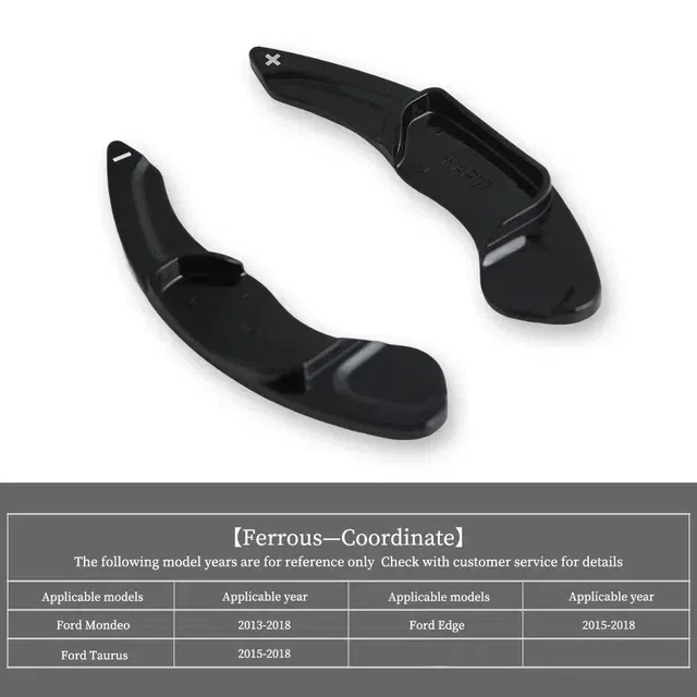 

Car Shift Equipment Semi Automatic Clutc Black Red For Ford Mondeo Taurus Edge Auto Steering Wheel Rear Shift Paddle