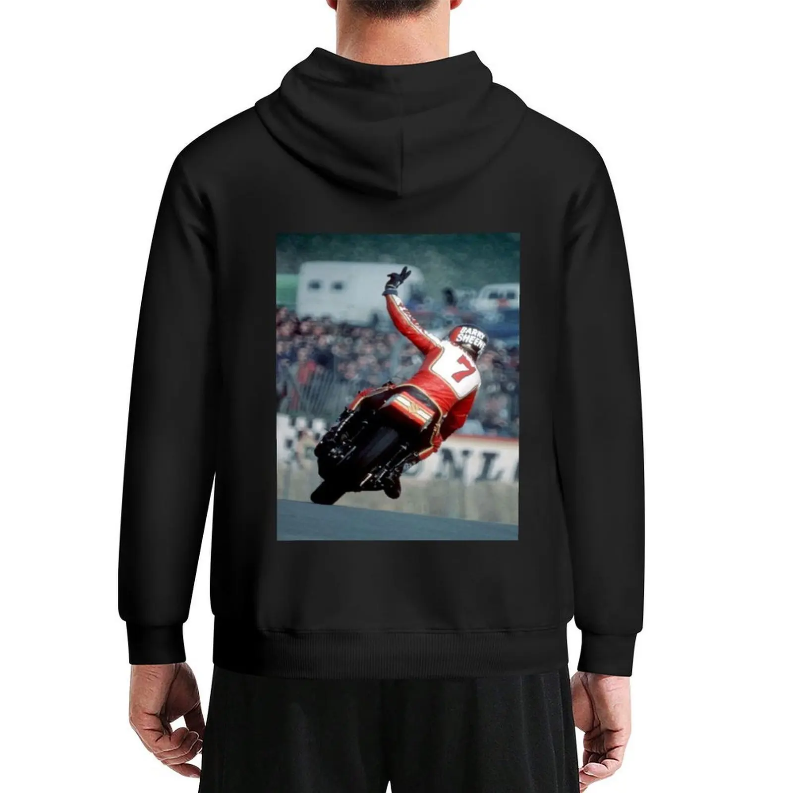 

Barry sheene Hoodie male clothes men's coat hooded shirt winter clothes men's oversize hoodie