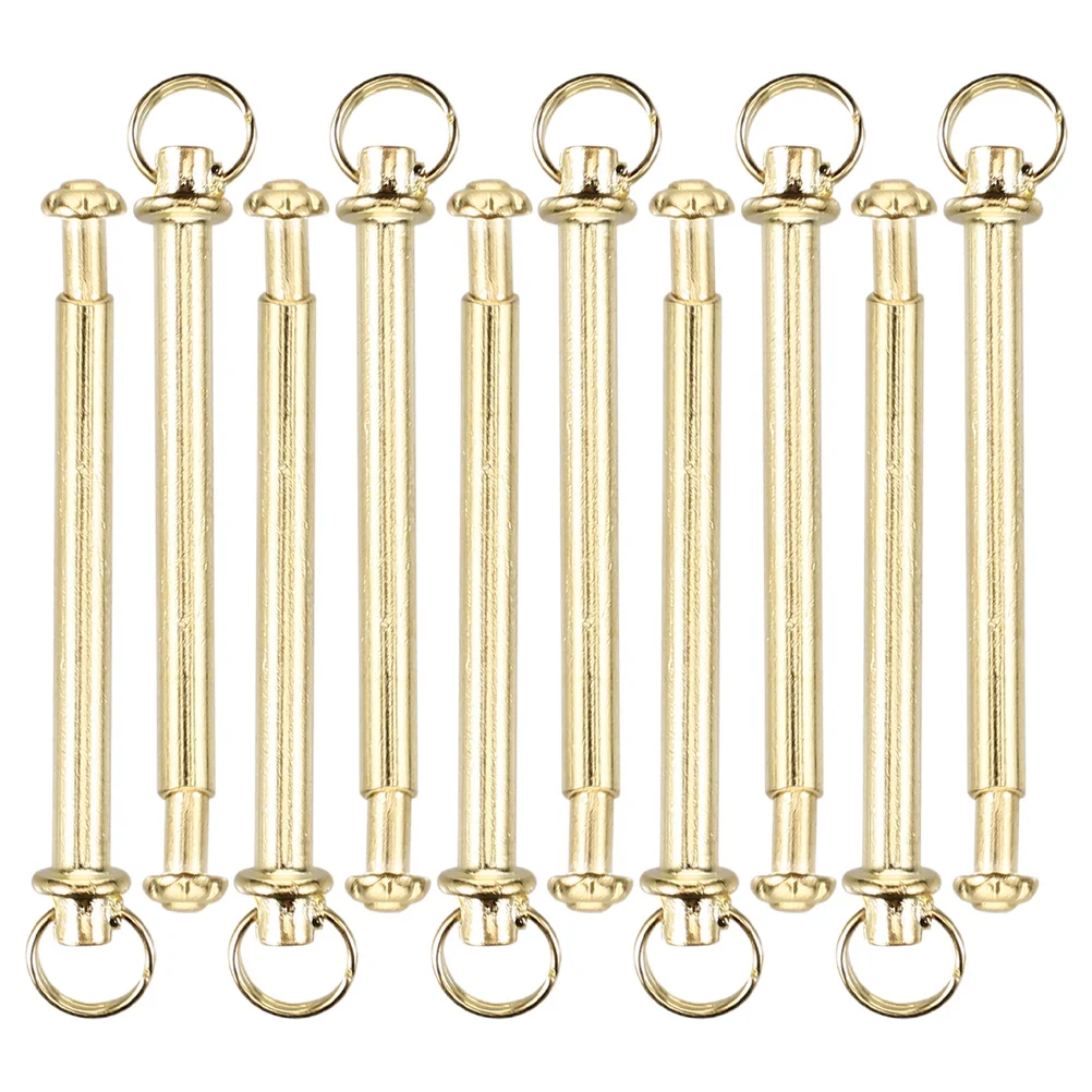 

Folding Rivets Nuts Handheld Repair Kit Hand Fasteners Solid Shaft Rivet Metal Accessories Bamboo Paper Fan Shaft Foldable