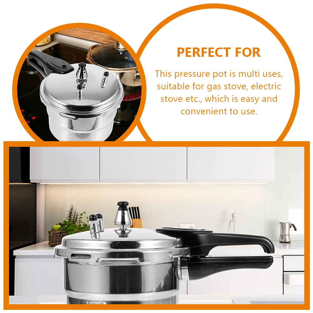 

Multi-Use High Pressure Pot For Gas Stove Electric Stove Kitchen Home Use Aluminum Alloy Safe Stovetop Pressure Pot