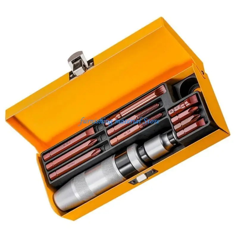 

Y5GD Manual Impact Driver Set Alloy Steel Bit for Extracting Rusted and Broken Screws