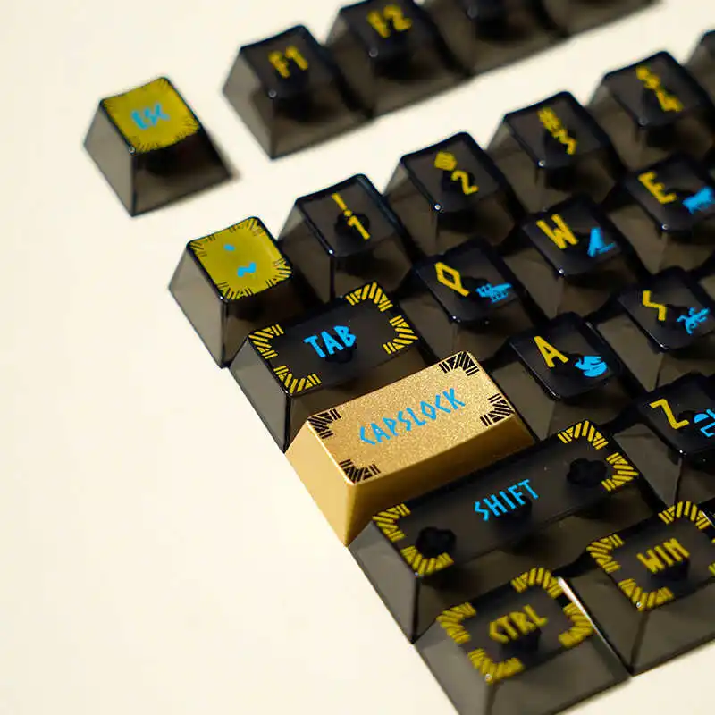 Egyptian original high PC light transmission new personalized keycap mechanical keyboard custom cap keycap