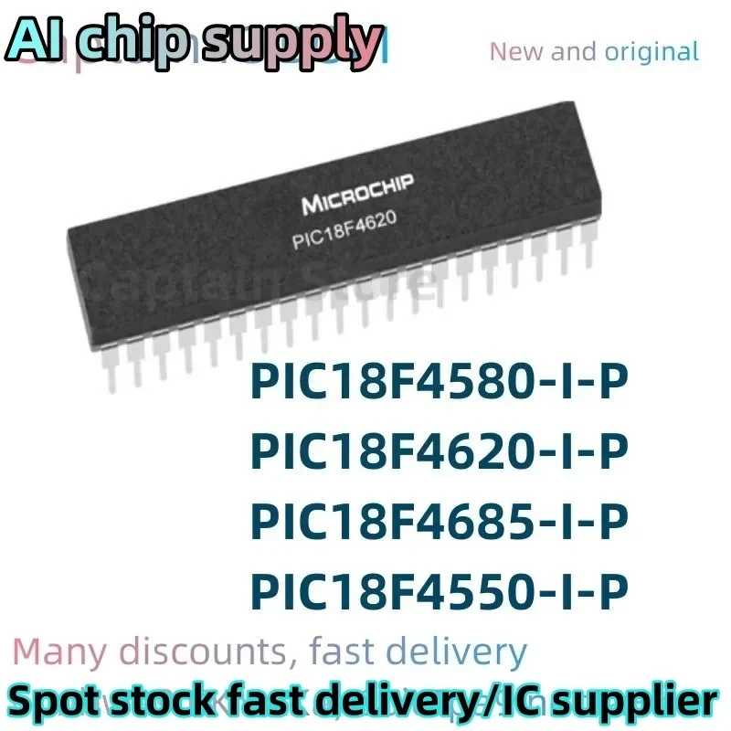 

5PCS PIC18F4685-I/P 100% Brand New Original Integrated circuit DIP40 PIC18F4550-I/P PIC18F4580-I/P PIC18F4620-I/P