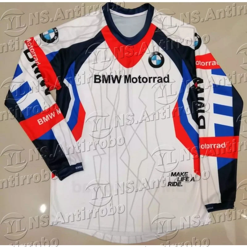 

Summer Outdoor MOTO Racing Jersey Off-Road Race Long Sleeve Men Women Breathable Quick Drying Clothes For BMW Motorrad Riding