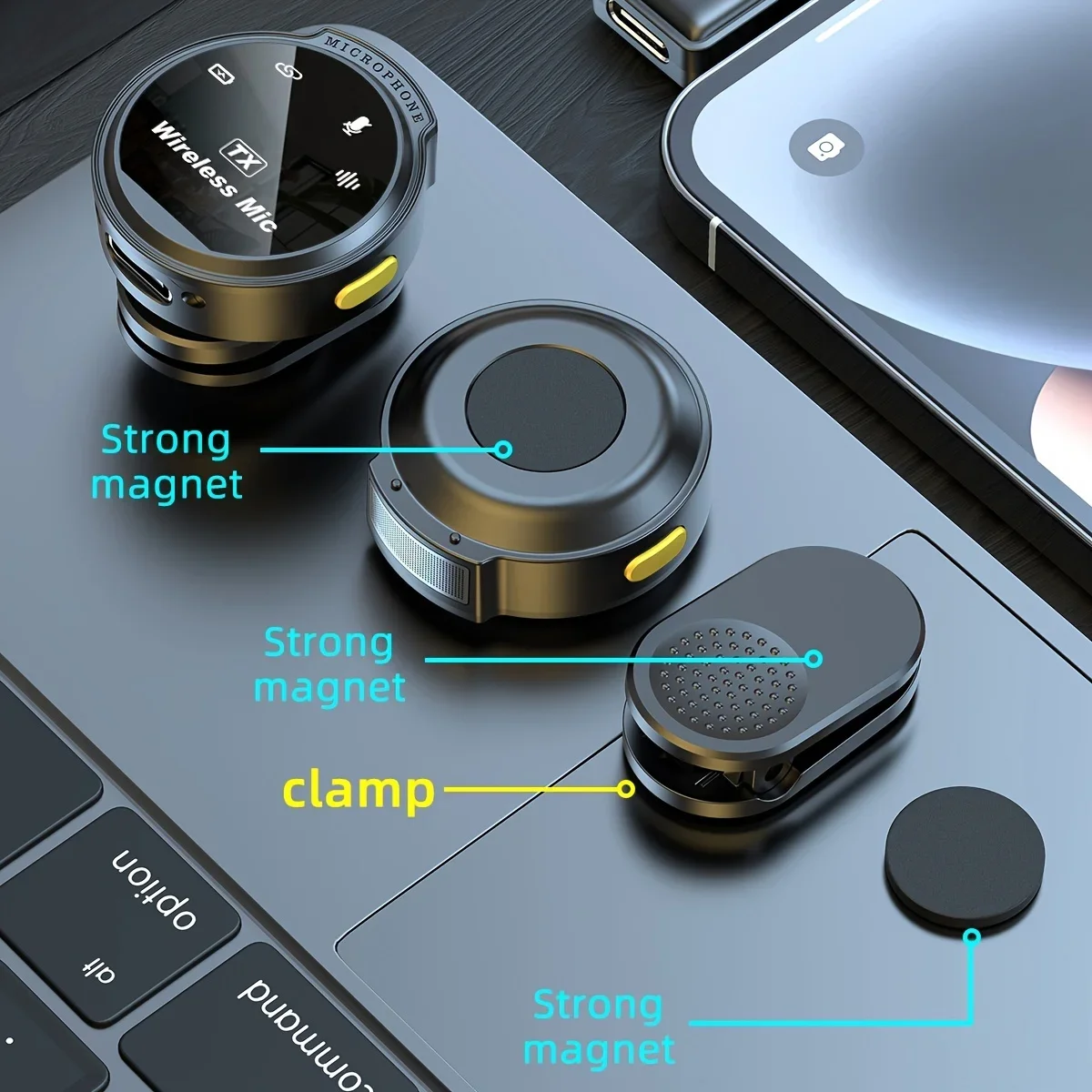 J6 Mikrofon Lavalier Nirkabel Mikrofon Kerah Plug & Play untuk Perekaman Video, Vlogging, Streaming Langsung & Wawancara