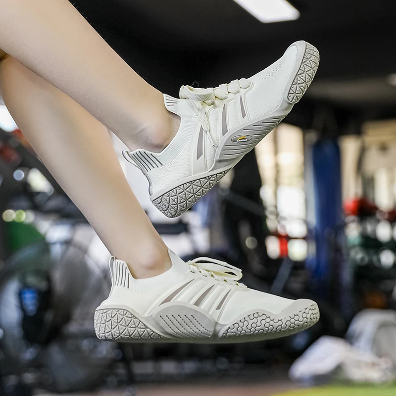 GallonShark Wide Barefoot Gym Shoes, Flexible Anti-Slip Footwear for Strength Training, Squats & Walking