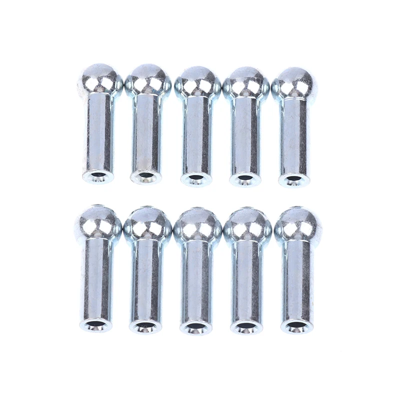 New 5pcs Gym Pulley Machine Stopper Cable Ball Terminals Wire Port Joint Parts For Diameter 5mm 6mm Cables Fitness Equipment