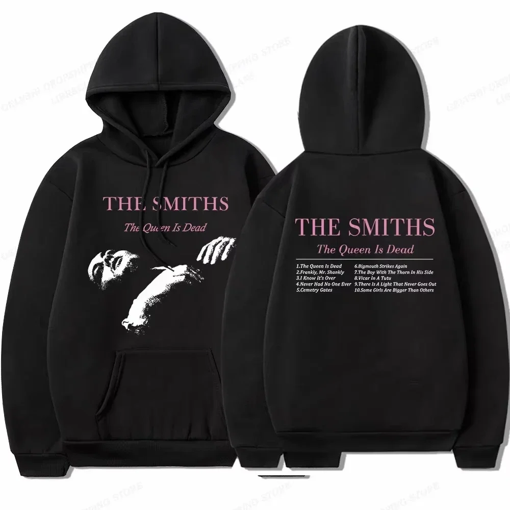 

Men's fashion new Y2k rock punk Smith joint printing pattern hoodie hot high quality velvet slim casual hoodie spot direct sales