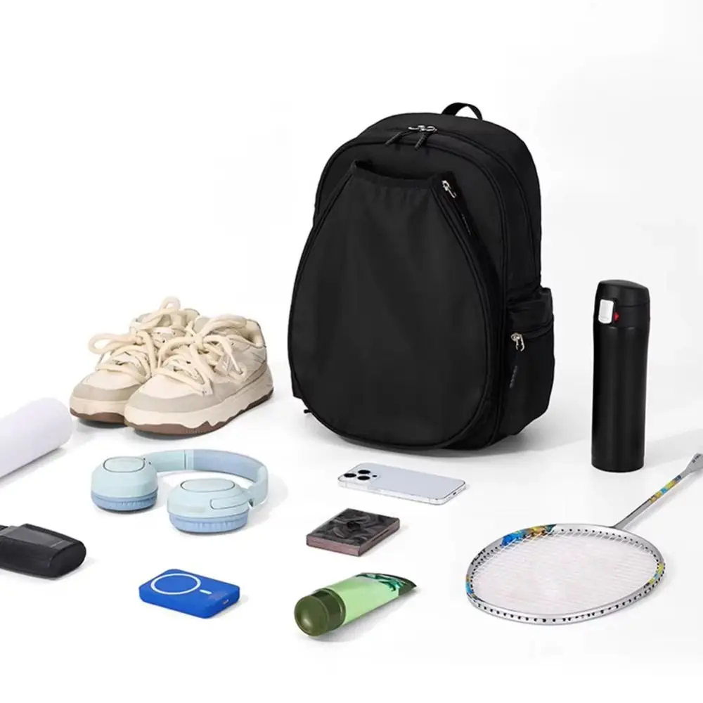 

Multifunctional Badminton Racket Backpack with Shoes Pocket Large Capacity Tennis Racket Bag Lightweight Waterproof Sports Bag