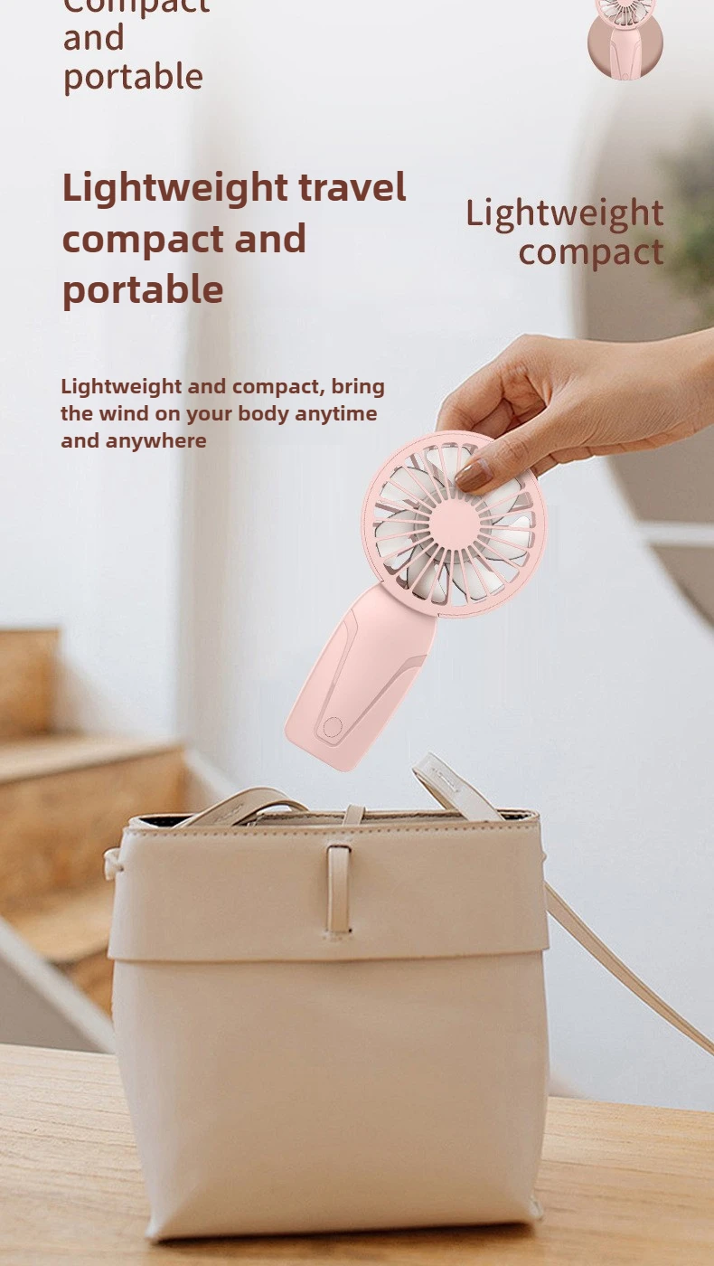 Portable Mini Pocket Fan Usb Rechargeable Handheld Cooling Device_voghion.com