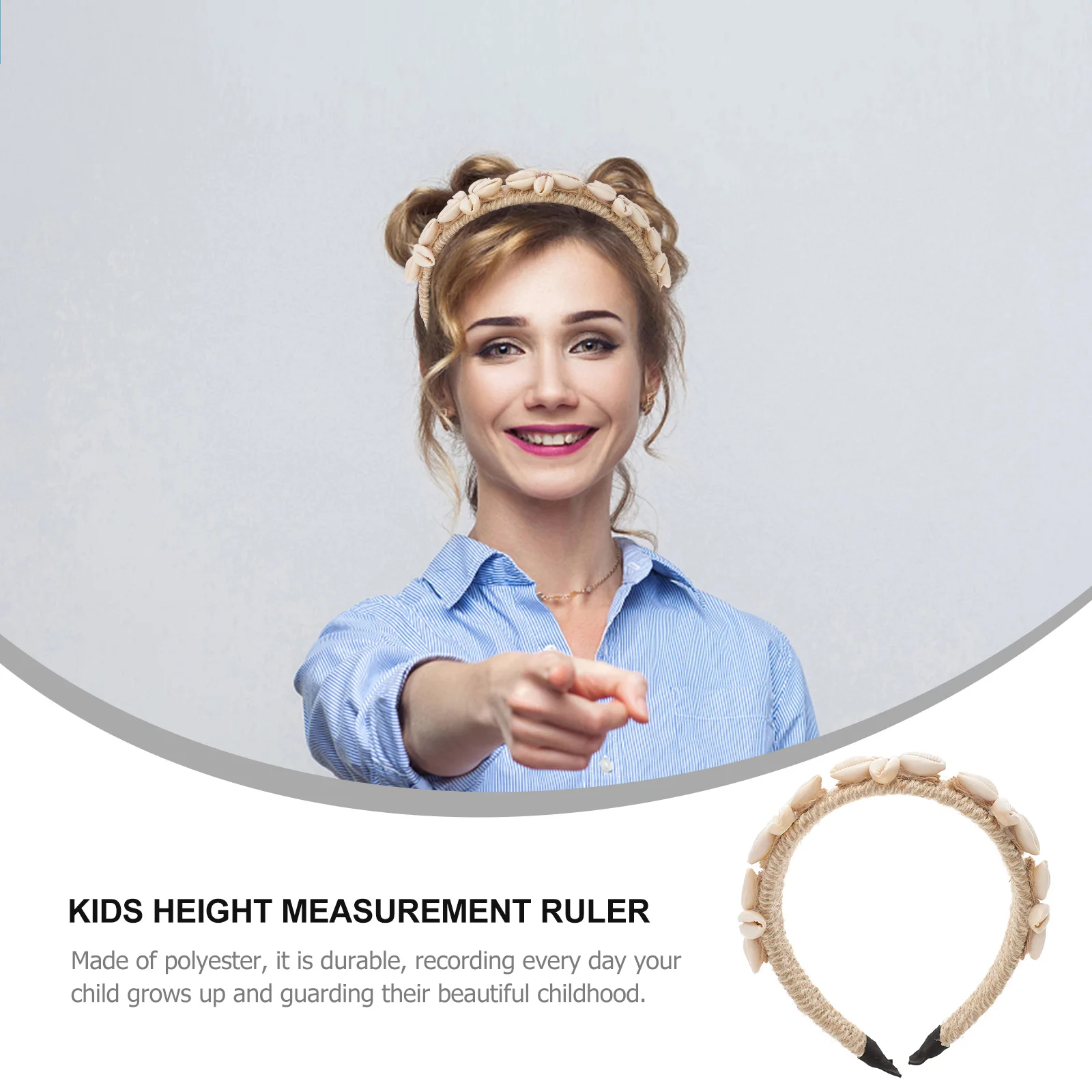 

Seashell Headb Hair Accessories Breathable Comfortable Daily Wear Seashell Headb Women Headdress Spa Salon Use