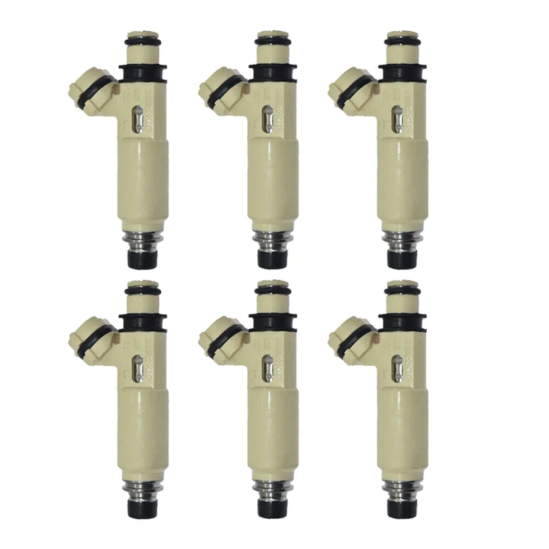 

6PCS Fuel Injector 23250-20040 23209-20040 For Toyota Camry Highlander Lexus ES330 3.3L Replacement Parts Accessories