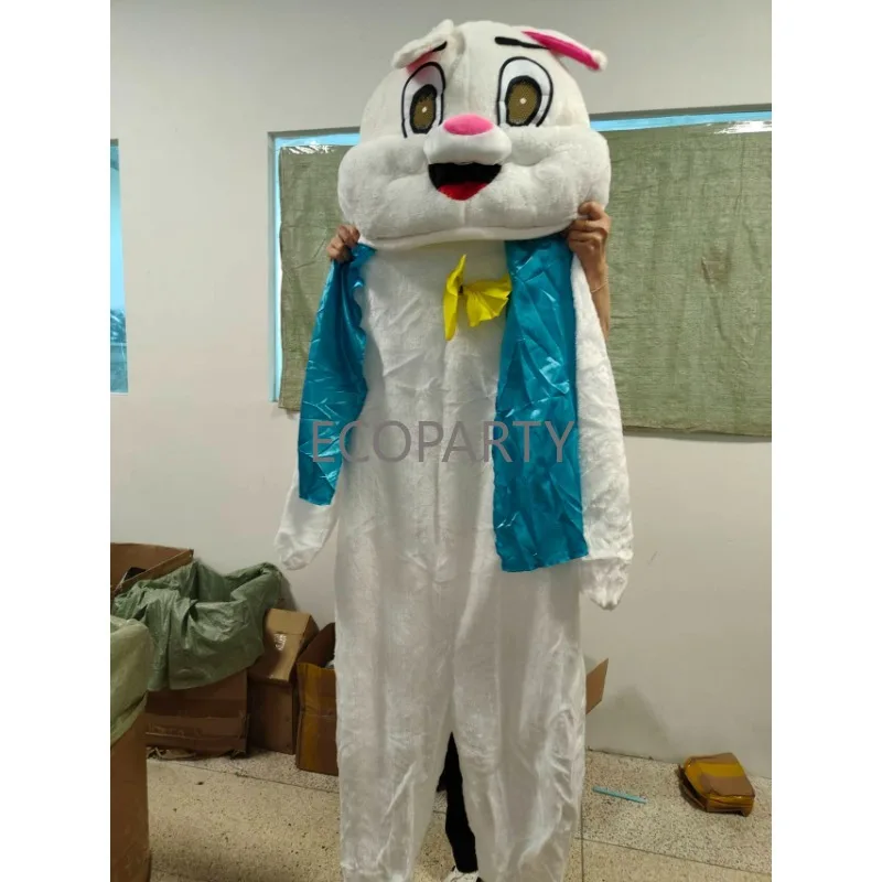 Bunny Mascot Head Costume Rabbit Animal Head Mask Cosplay Dress Halloween Party Suit Cosplay Costumes Disfraz Hombre